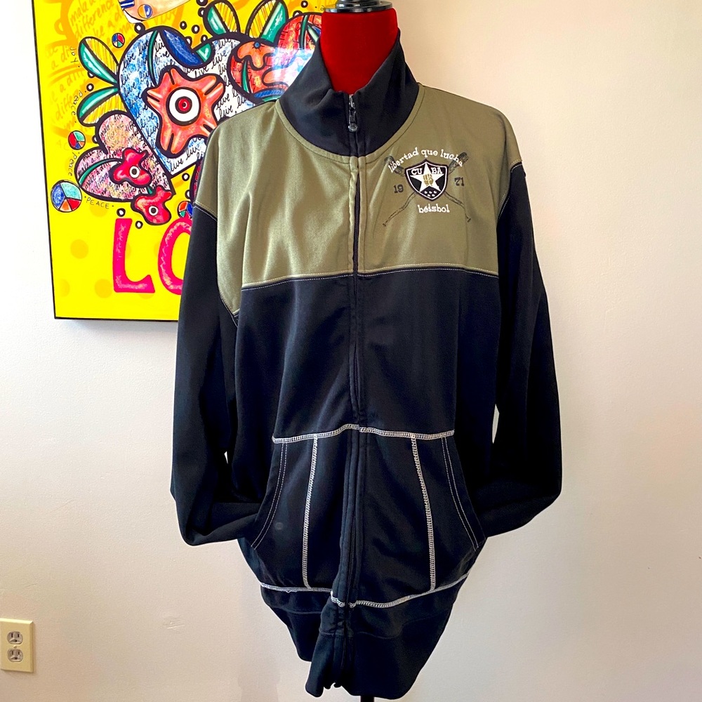 Blue Marlin “Cuba Beisbol” full zip sweatshirt
